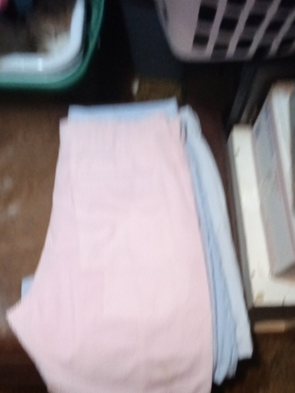 Weekenders Pink Kids Shorts with Light Blue Pair
